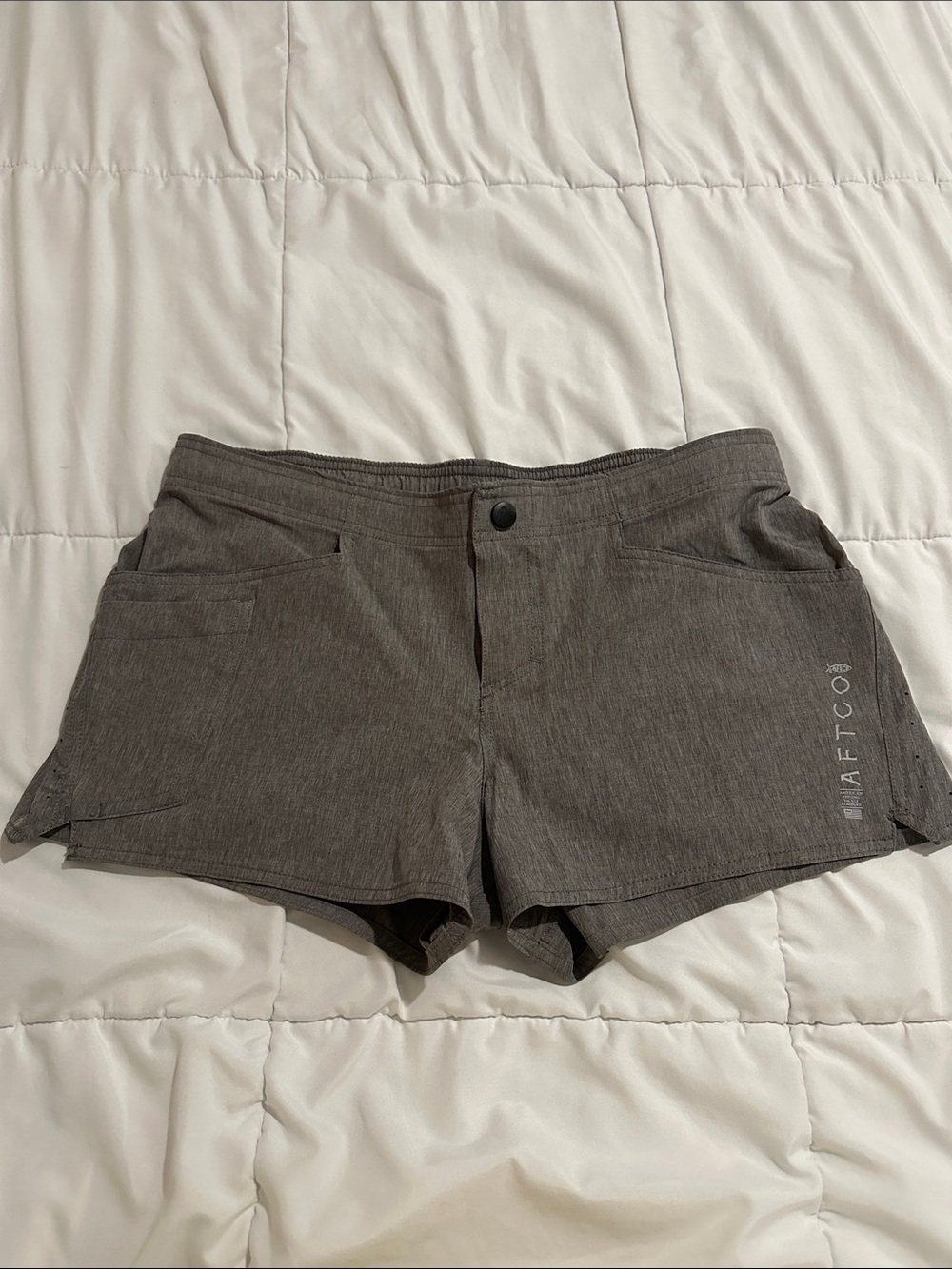 AFTCO Women's Charcoal Active Fishing Shorts